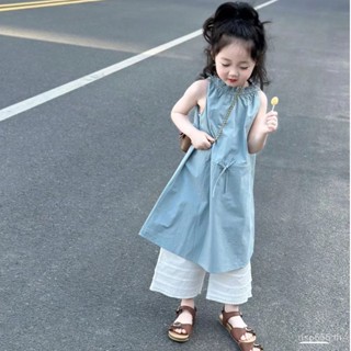 Girls dress summer 2023 new western style Korean style fashionable dress summer baby girl princess dress fashionable I5RW