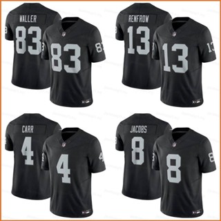 เสื้อกีฬาแขนสั้น ลายทีม fb NFL Las Vegas Raiders Jersey Renfrow Carr Jacobs Waller Vapor F.U.S.E. เสื้อยืดกีฬาฟุตบอล พลัสไซส์