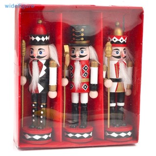 Widefigure 14 ซม. คลาสสิก การ์ตูน Nutcracker หุ่นเครื่องประดับเดสก์ท็อปตกแต่งวอลนัททหารวงดนตรีตุ๊กตา Nutcracker เพชรประดับดี