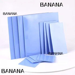 Banana1 แผ่นความร้อน ซิลิโคน สีฟ้า 5 แบบ คุณภาพสูง สําหรับคอมพิวเตอร์ CPU