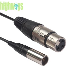 สายเคเบิ้ลเสียงไมโครโฟน XLR 3Pin เป็น XLR 3Pin ตัวผู้ เป็นตัวเมีย สําหรับกล้องถ่ายรูป [highways.th]