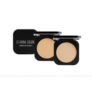 ♦️ของแท้·ส่งด่วน·ถูก♦️ Sivanna Elastic Mousse Matte Pressed Powder #HF6007 : ซิวานน่า แป้งพัฟ แป้งดินน้ำมัน dayse