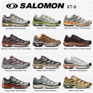 ของแท้ Xt-6 Salomon Eclipse Glacier รองเท้าวิ่ง สีขาว สีดํา สําหรับผู้ชาย 2023