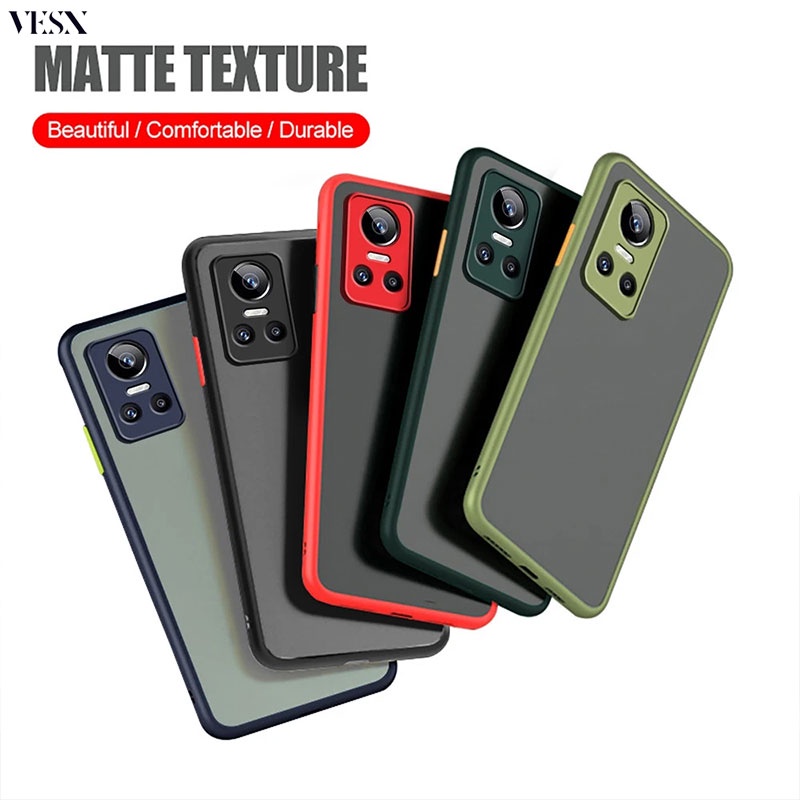 Matte Soft Hard เคสโทรศัพท์สําหรับ Realme Narzo 50A Prime GT Neo 3 2 3T Noe3 Neo2 Q3 Pro 4G 5G 2025