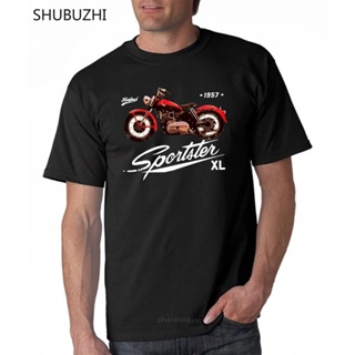 BlouseHotfuel Sportster Xl 1957 Motorcycle Print T Shirt Tshirt Men Summer Fashion T-shirt Euro Size_03