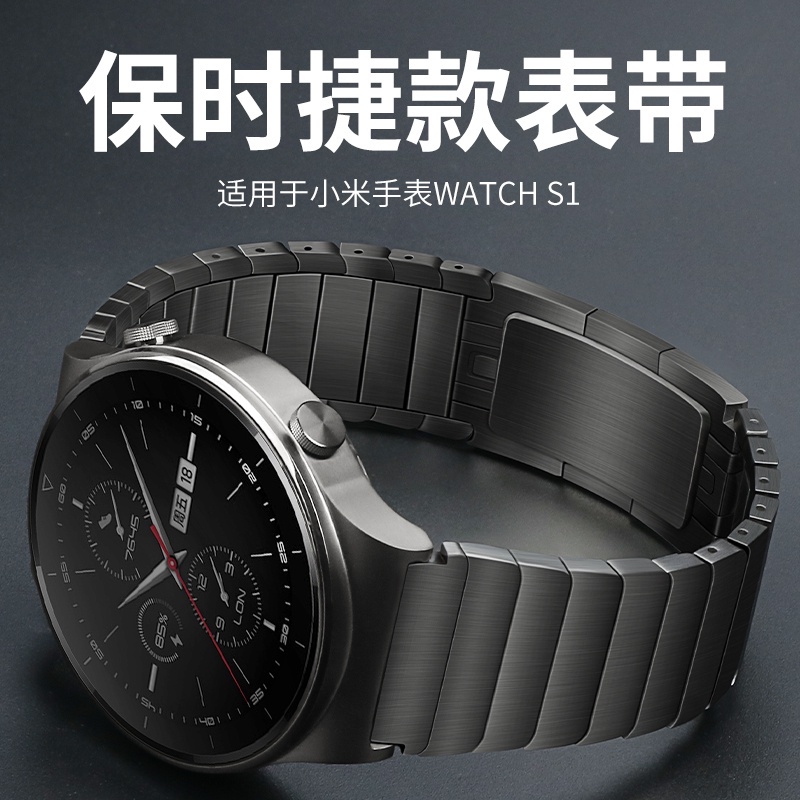สายนาฬิกาข้อมือ หนังวัวแท้ สเตนเลส โลหะ สําหรับ Xiaomi Watch s1 Xiaomi watchs1 2 Xiaomi s1 Huami g