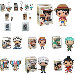 Funko Pop One Piece Monkey.d. โมเดลฟิกเกอร์ PVC รูปการ์ตูน Luffy Zoro Ace Law Nami ของเล่นสําหรับเด็ก