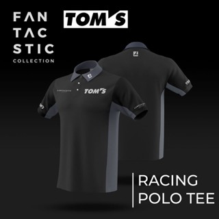 Toms X FANTACSTIC เสื้อยืดโปโล แขนสั้น ลาย Racing Polo