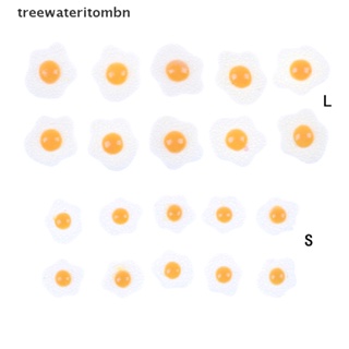 Tt ไข่ดาวเรซิ่นจําลอง ขนาดเล็ก สําหรับตกแต่งบ้านตุ๊กตา 1:12 10 ชิ้น