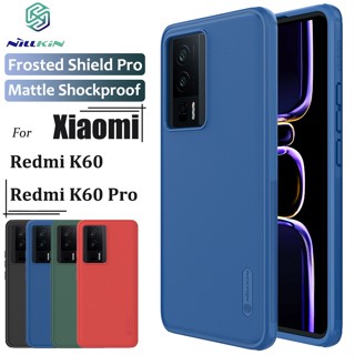 Nillkin เคสโทรศัพท์มือถือ TPU PC กันกระแทก สีดํา ฟ้า แดง หรูหรา สําหรับ Xiaomi Redmi K60 Pro