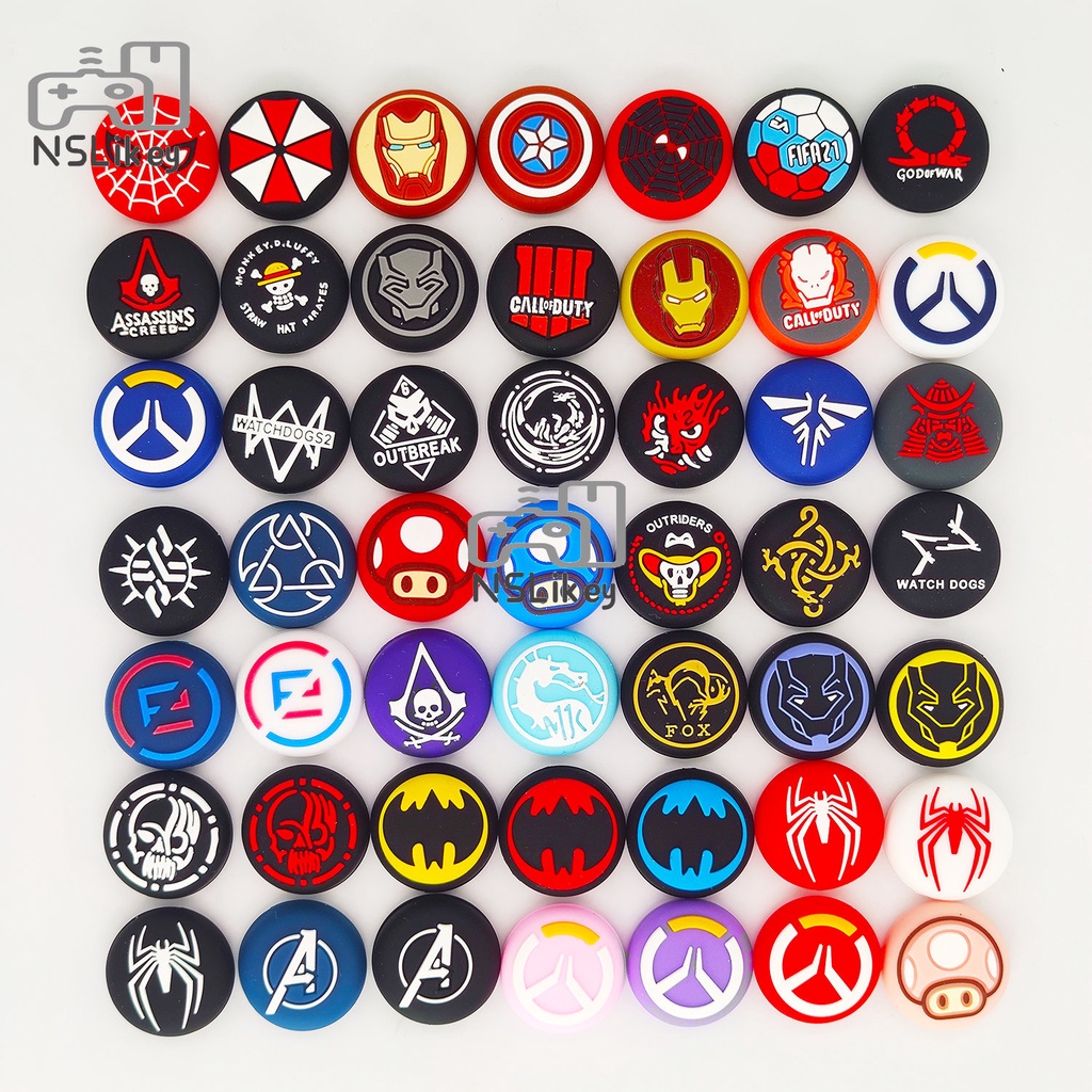 2 X Thumb Stick ฝาครอบ Grip Caps สําหรับ Sony PS5 PS4 PS3 Xbox one 360 Series Xbox one SX Elite Controller จอยสติ๊ก