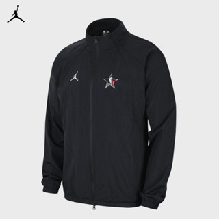 Air Jordan All-Star Weekend NBA เสื้อแจ็กเก็ตลําลอง แห้งเร็ว สําหรับผู้ชาย เหมาะกับการเล่นกีฬา DX6740