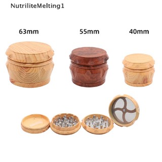 [NutriliteMelting1] เครื่องบดสมุนไพร โลหะผสมสังกะสี 40 55 63 มม. 4 ชั้น [TH]