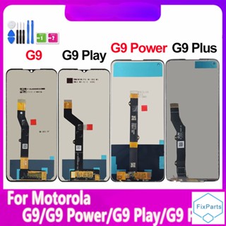 อะไหล่หน้าจอสัมผัส LCD แบบเปลี่ยน พร้อมเครื่องมือ สําหรับ Motorola Moto G9 G9 Plus G9 Play G9