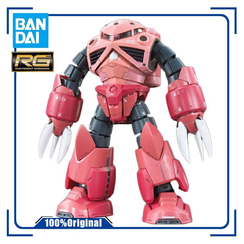 BANDAI RG 16 1/144 Z'GOK CHAR MSM-07S Z'Gok Commander Type Assembly Model Action Toy Figures Christm