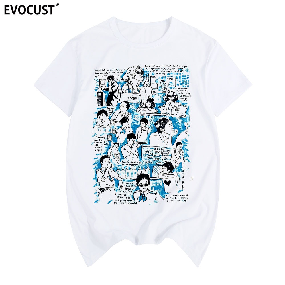 Changking express music film เสื้อยืด Cotton Men T shirt New Women Summer Tee
