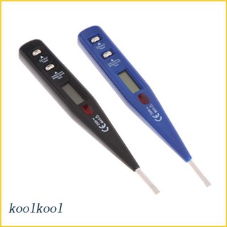 Kool AC เครื่องวัดแรงดันไฟฟ้าดิจิทัล DC 12-250V ปากกาทดสอบเหนี่ยวนํา