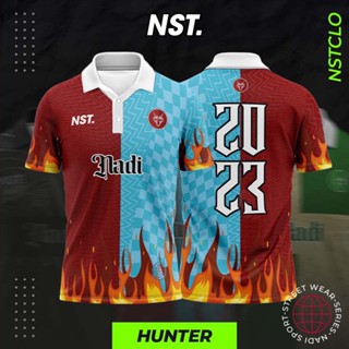 เสื้อโปโลแขนสั้น ลาย Hundred dragons behind Jersey Street 2023 ขนาด 100 ซม. -160 ซม. XS - 3XL