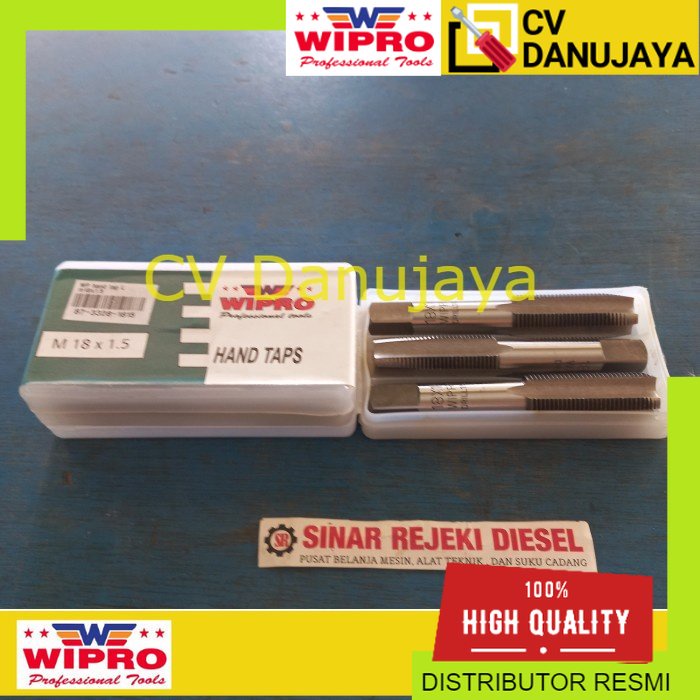 Hand Tap Handtap Handtaps Taps M18x1.5 M18 x 1.5 M18 x 1.5 M18x1.5 Wipro gz
