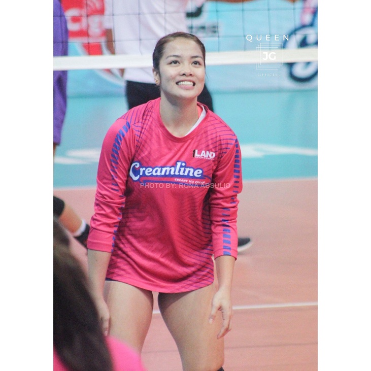 เสื้อกีฬาแขนยาว ลายทีมวอลเลย์บอล Smashers GALANZA 23 PVL 15 JEMA GALANZA Jersey 23 Drifit Full Subli