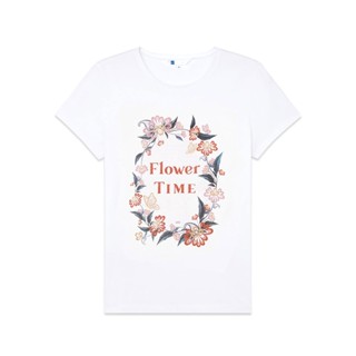 AIIZ (เอ ทู แซด) - เสื้อยืดผู้หญิงลายกราฟฟิก  Flower In The Garden Graphic T-Shirts