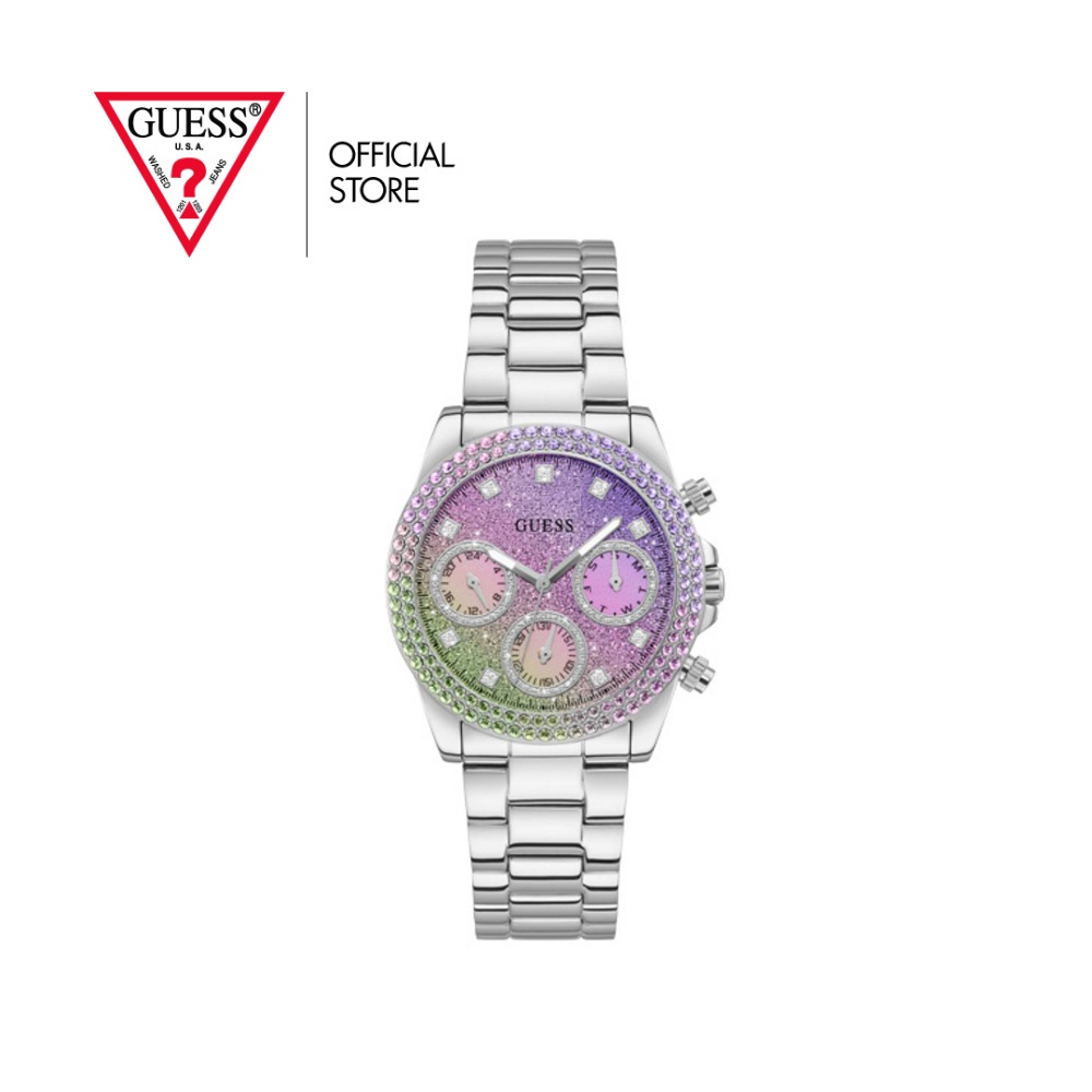 GUESS นาฬิกาข้อมือ รุ่น SOL GW0483L1 สีเงิน นาฬิกา นาฬิกาข้อมือ นาฬิกาผู้หญิง