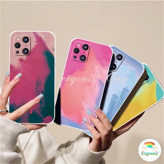 เคสโทรศัพท์ ซิลิโคนนิ่ม กันกระแทก กันรอยกล้อง ลายสีน้ํา สีพื้น สําหรับ OPPO A17 A17K A57 A77 A77s A16K A16 A15 A15s A3s A5s A78 A76 A74 A54 A95 A12 A5 A9