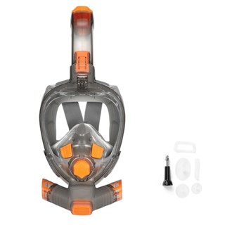 Sup Snorkel 180 องศา พาโนรามา-วิว แบบเต็มใบหน้า ดําน้ําตื้น เกียร์ดําน้ําตื้น