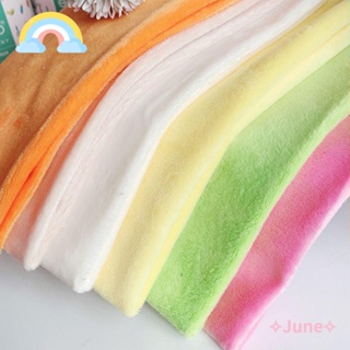 June ผ้ากํามะหยี่ขนนิ่ม แฮนด์เมด หลายสี ขนาด 45*50 ซม. สําหรับตกแต่งบ้าน Diy