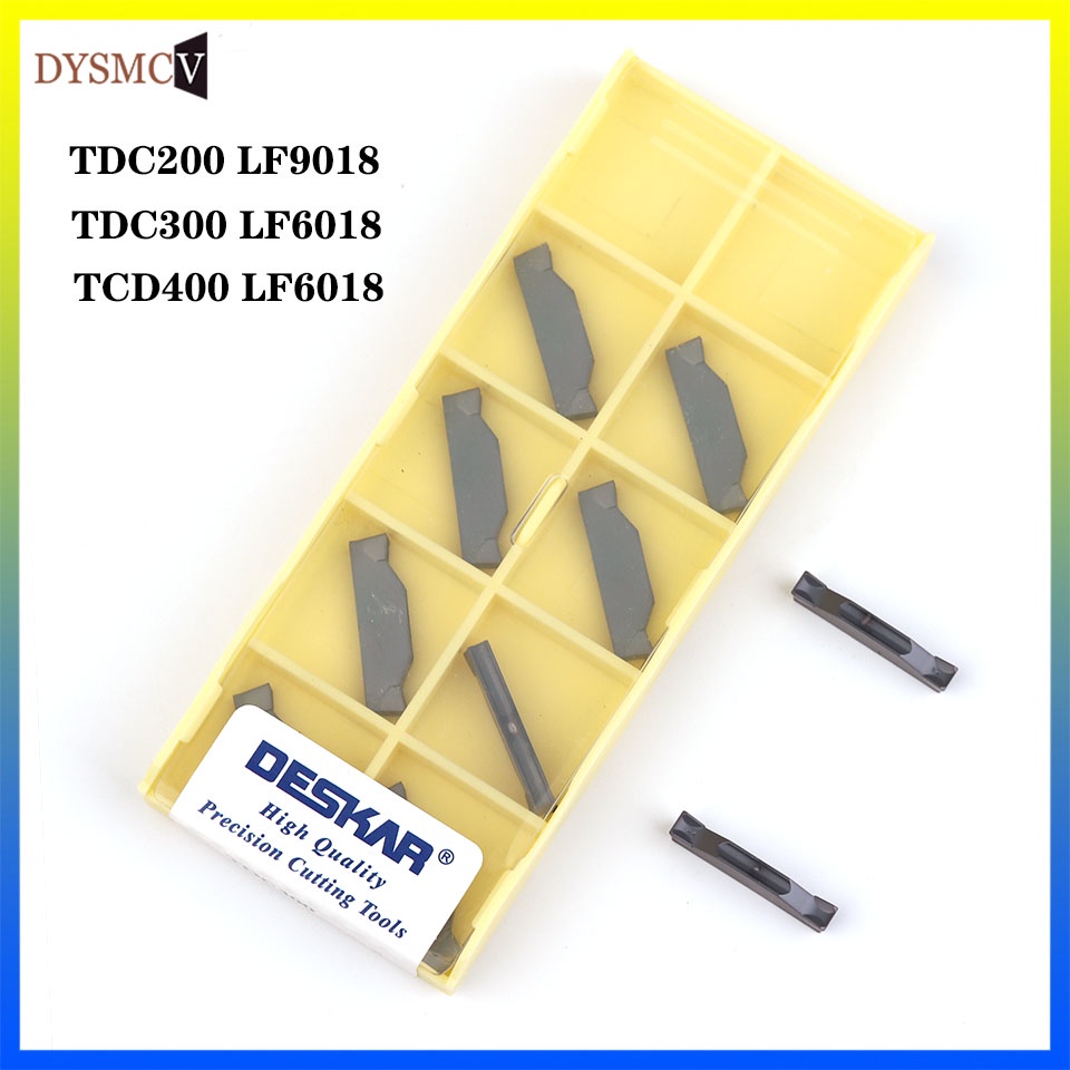 เครื่องกลึงHolder DESKAR100% TDC2 TDC3 TDC4 LF6018 คาร์ไบด์แทรก slotter แยก CNC เครื่องกลึงสล็อตเครื