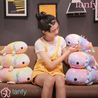 LANFY Colorful Salamander Plush Toy Birthday Stuffed Animals Salamander Stuffed Toy Appease Doll Cartoon Animal Pillow Plush Pillow Sofa Cushion Soft Toy Salamander Plush Doll/Multicolor