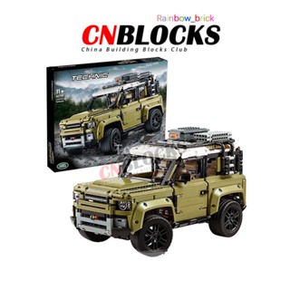 Land Rover Defender MOC บล็อกตัวต่อเครื่องยนต์ 6 กระบอก 42110 ของเล่นสําหรับเด็กผู้ชาย