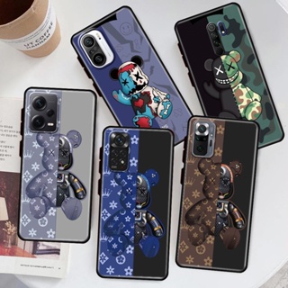 เคสโทรศัพท์มือถือซิลิโคน TPU กันกระแทก ลายศิลปะ Kaws X Bearbrick สําหรับ Xiaomi Redmi 9C NFC 9 9A 9T 10 4G 10X 5G