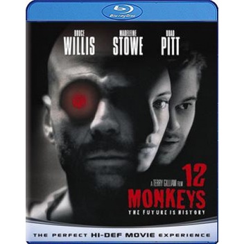 แผ่น Bluray หนังใหม่ 12 (Twelve) Monkeys (1995) 12 ลิงมฤตยูล้างโลก - [หนังไวรัสติดเชื้อ] (เสียง Eng/