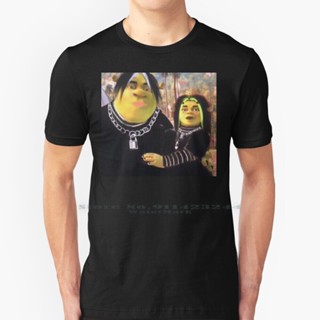 Eboy Shrek And Egirl Fiona T Shirt 100% Pure Cotton Eboy Egirl Trendy Emo Love Cute Alternative Shrek Memes Funny Green