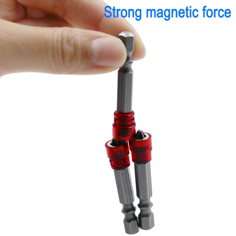 Magnetic Screwdriver Bit Cross-head Electric Drill Screw Driver Bits 1/4'' Hex - รูปที่ 7