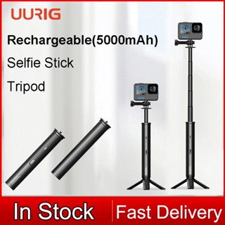 Uurig TP-04 ขาตั้งกล้องเซลฟี่ 5 ส่วน สําหรับกล้อง Gopro DJI กล้องแอคชั่น กล้อง DSLR โทรศัพท์มือถือ