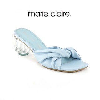 Bata บาจา Marie Claire รองเท้าส้นสูงเปิดส้นแบบสวม สูง 3 นิ้ว สำหรับผู้หญิง รุ่น LALISE สีดำ 7706352 สีฟ้า 7709352