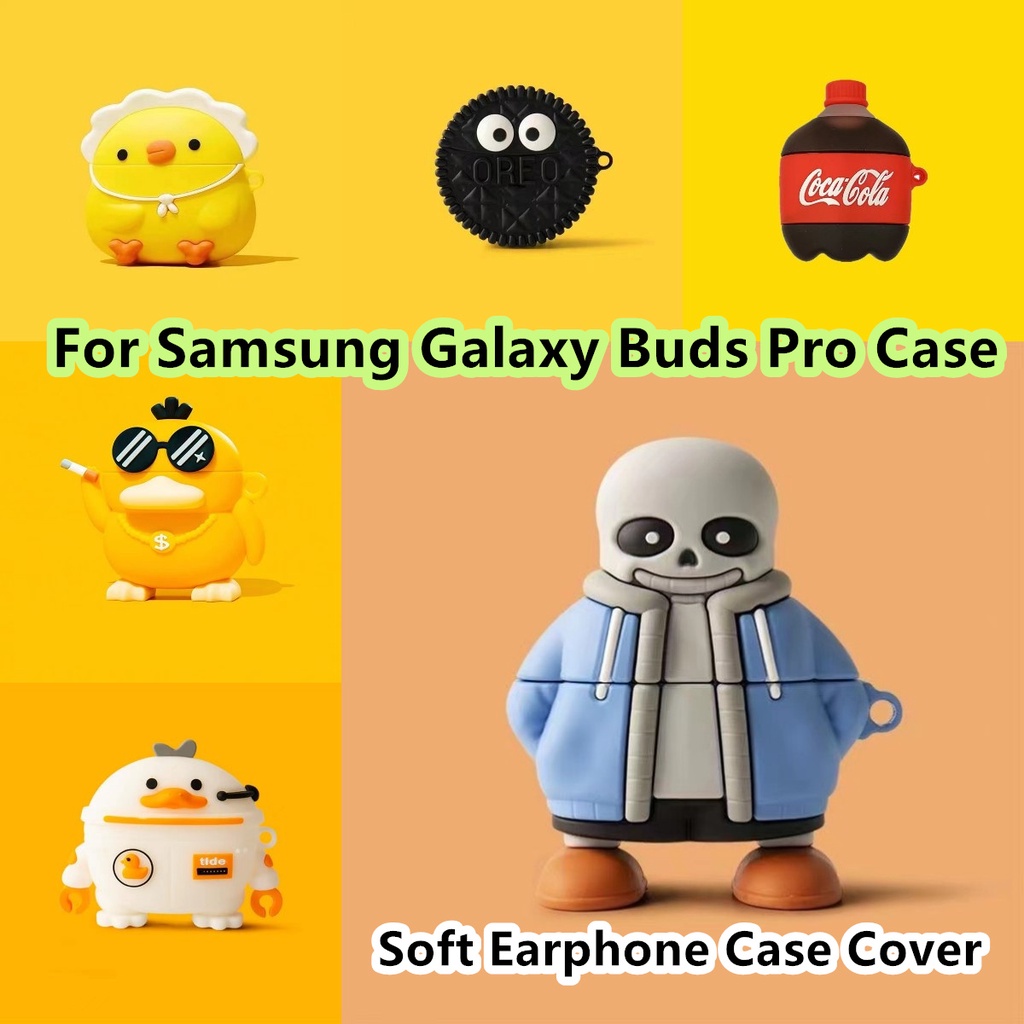 พร้อมส่ง! สําหรับ Samsung Galaxy Buds Pro เคส สร้างสรรค์ การ์ตูน โง่ ไก่น่ารัก สําหรับ Samsung Galaxy Buds Pro เคสนิ่ม หูฟัง เคส