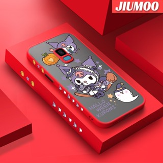 สําหรับ Samsung galaxy S9 S9 Plus เคสการ์ตูนน่ารัก Sanrio Kuromi ฝ้าบาง เคสดีไซน์ใหม่ ขอบซิลิโคนนิ่ม เคสโทรศัพท์กันกระแทก