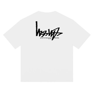 Stussy เสื้อยืดแขนสั้นลําลอง พิมพ์ลายโมโนแกรม ทรงหลวม แฟชั่นสําหรับผู้ชาย และผู้หญิง Herte4