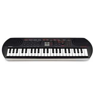 Casio เครื่องดนตรีไฟฟ้า คาสิโอ มินิคีย์บอร์ด 44 คีย์ SA-81 สีดำ พร้อม อแดปเตอร์