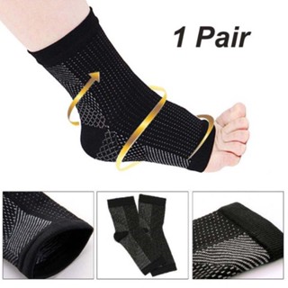  Foot angle compression socks alleviate pain and discomfort associated with plantar fasciitis