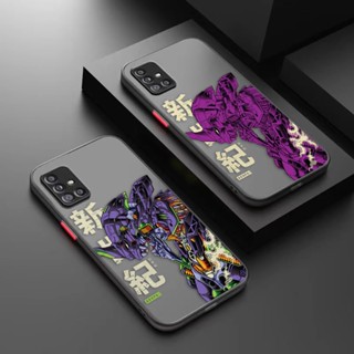 เคสโทรศัพท์มือถือ เนื้อแมตต์ ลายการ์ตูนญี่ปุ่น Neon Genesis Evangelion S ENPAI สําหรับ Samsung Galaxy A73 A72 A71 A70 A53 A52 A51 A50 A42 A33 A32 A31 A30 A22 A21S A20S A12 A11 A10S A10 A03S A02S