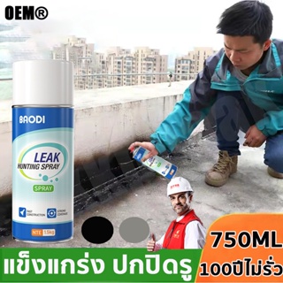 เทปและกาว สเปรย์อุดรอยรั่ว 100ปีไม่รั่ว 750ml สเปรย์กันซึม สเปรย์อุดรั่ว สเปรย์กันรั่ว การแตกร้าวทุกชนิด