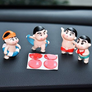 Creative Car Decoration Crayon Mini Doll Cute Car Interior Car Decoration Cartoon Doll RMeA