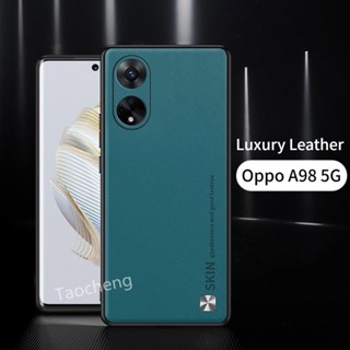 เคสโทรศัพท์มือถือ ซิลิโคน ผิวด้าน กันกระแทก แฟชั่นหรูหรา สําหรับ Oppo A98 A78 A58 A17 A17k reno8 T reno8T 4G 5G 2023