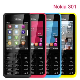 พร้อมส่ง คีย์บอร์ด Nokia 301 3MP FM ซิมการ์ดคู่ และการ์ดหน่วยความจํา 2GB