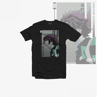 เสื้ออนิเมะ - Demon Slayer - Tanjiro v3 Cotton Summer Refreshing Fabric พิมพ์เสื้อยืดประโยชน์สำหรับแฟน Tanjiro