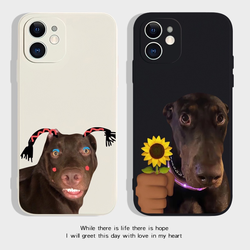 เคสโทรศัพท์มือถือ ลายสุนัขตลก สําหรับ IPhone 6 6S 11 7 8 Se 2020 X XR XS Plus 12 13 14 PRO mini MAX